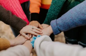 Team Huddle Hands In