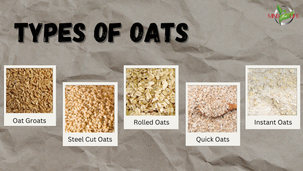 Picture describing 5 types of oats